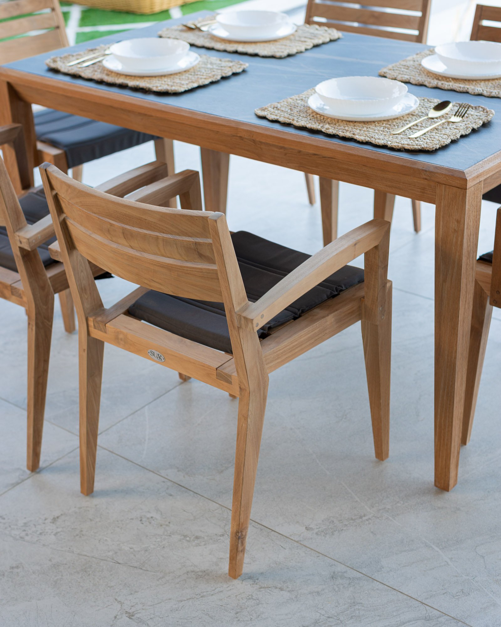 ASTRA  DINING TABLE  & CHARL ARM CHAIR Thumbnail